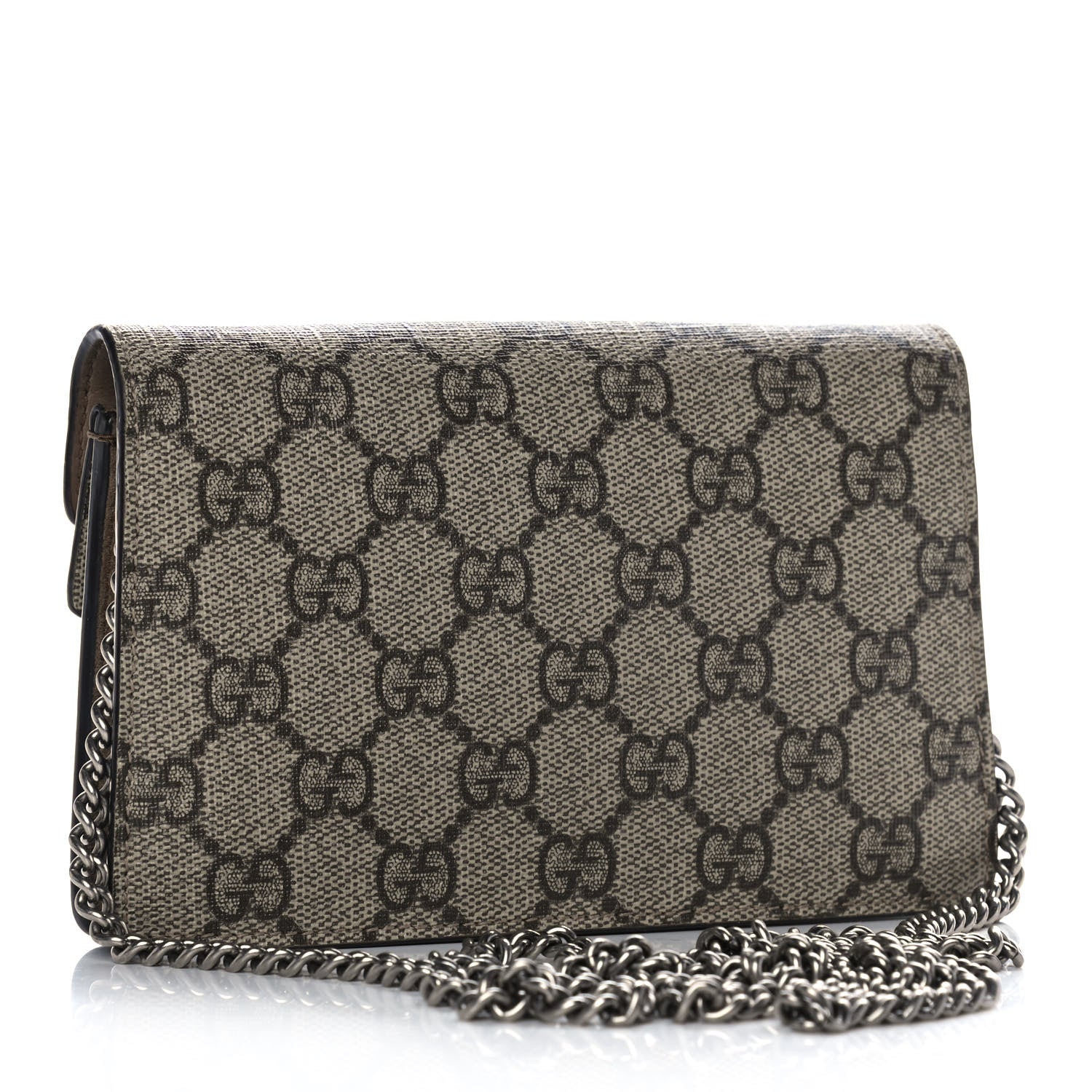 Gucci GG Supreme Monogram Super Mini Dionysus Shoulder Bag Taupe 3 of 15