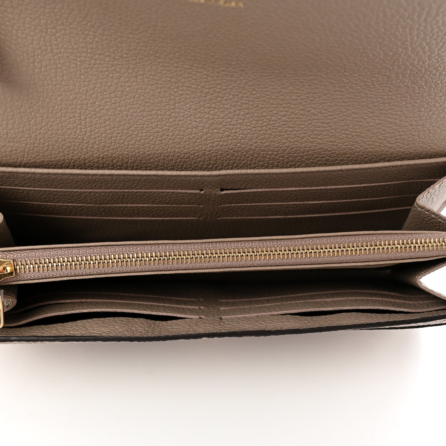 Empreinte Monogram Giant Sarah Wallet Tourterelle Creme