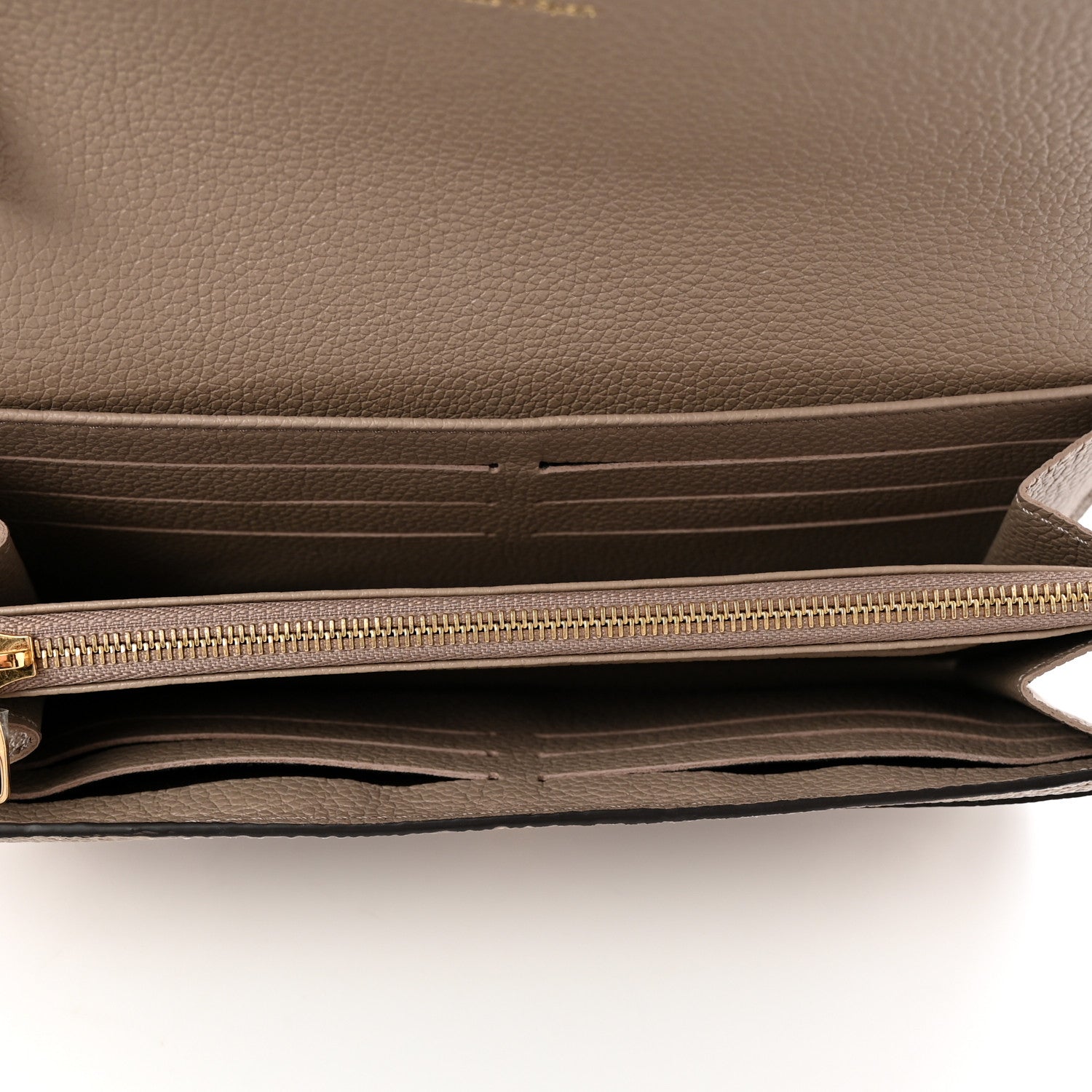 Louis Vuitton Empreinte Monogram Giant Sarah Wallet Tourterelle Creme 7 of 11
