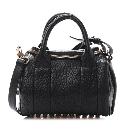 Alexander Wang Pebbled Lambskin Mini Rockie Black Rose Gold Hardware 1 of 9