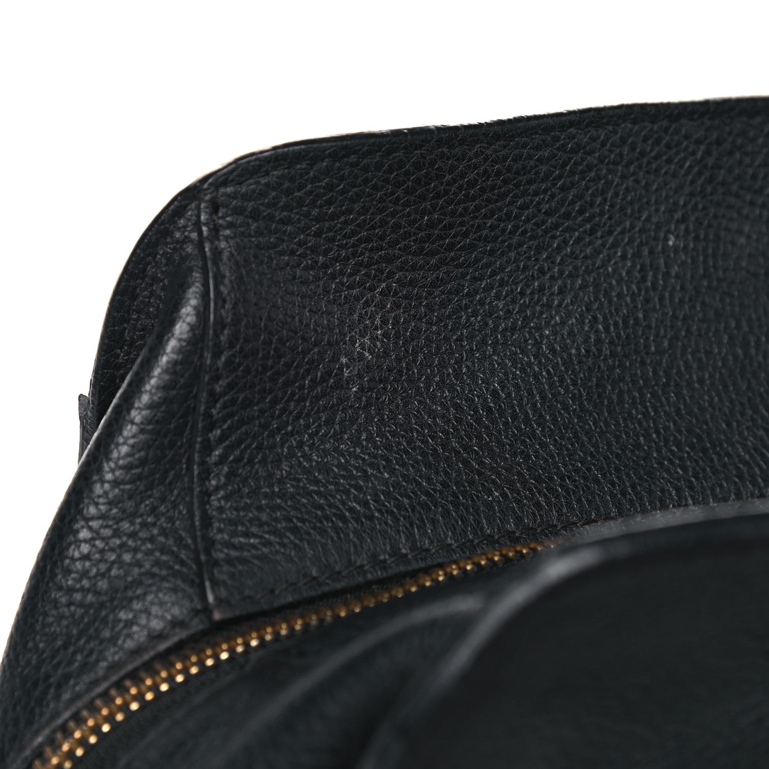 Alexander McQueen Pebbled Calfskin Large Skull Padlock Zip Around Tote Black 20 of 24