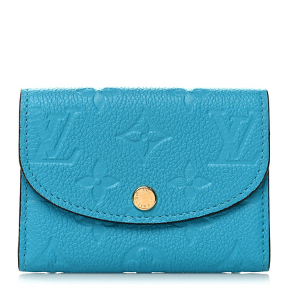 Louis Vuitton Empreinte Rosalie Coin Purse Turquoise 1 of 7