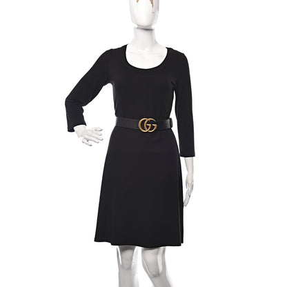 Gucci Calfskin Double G 40mm Belt 85 34 Black 2 of 7