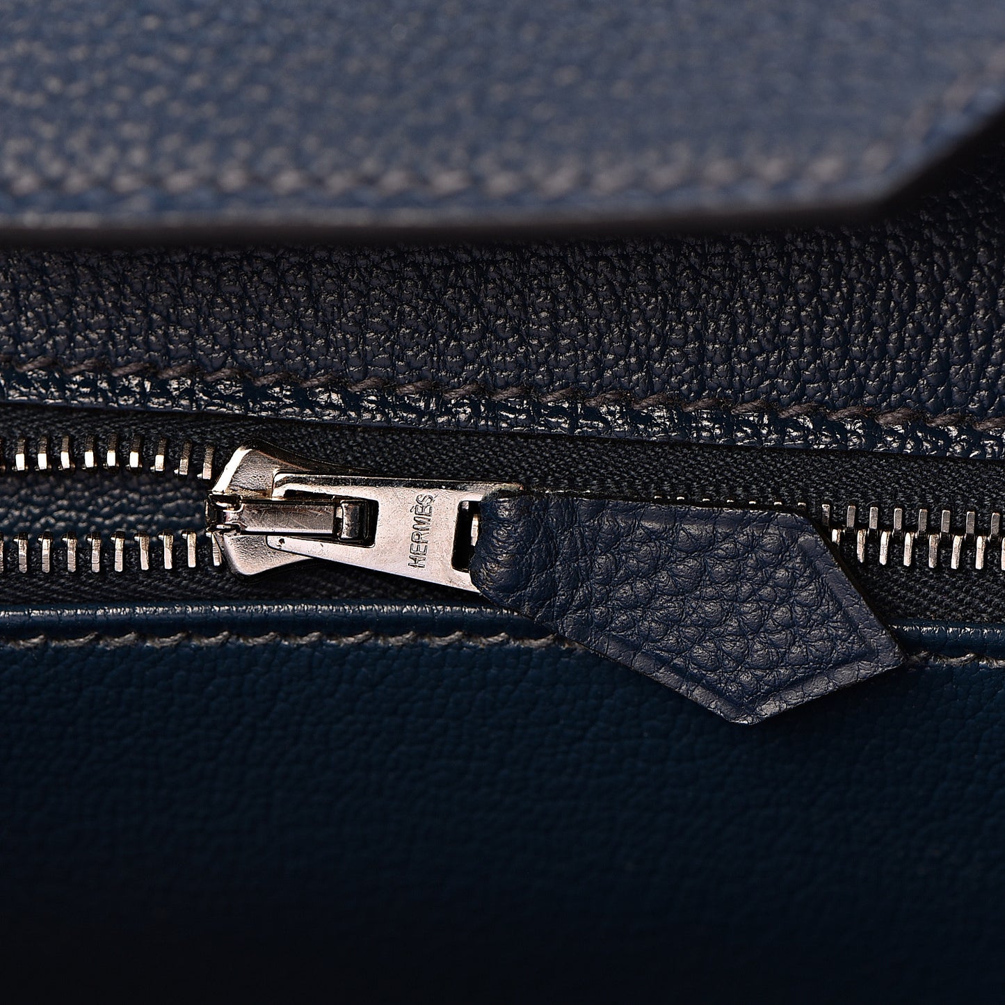 Togo Birkin 35 Bleu De Prusse