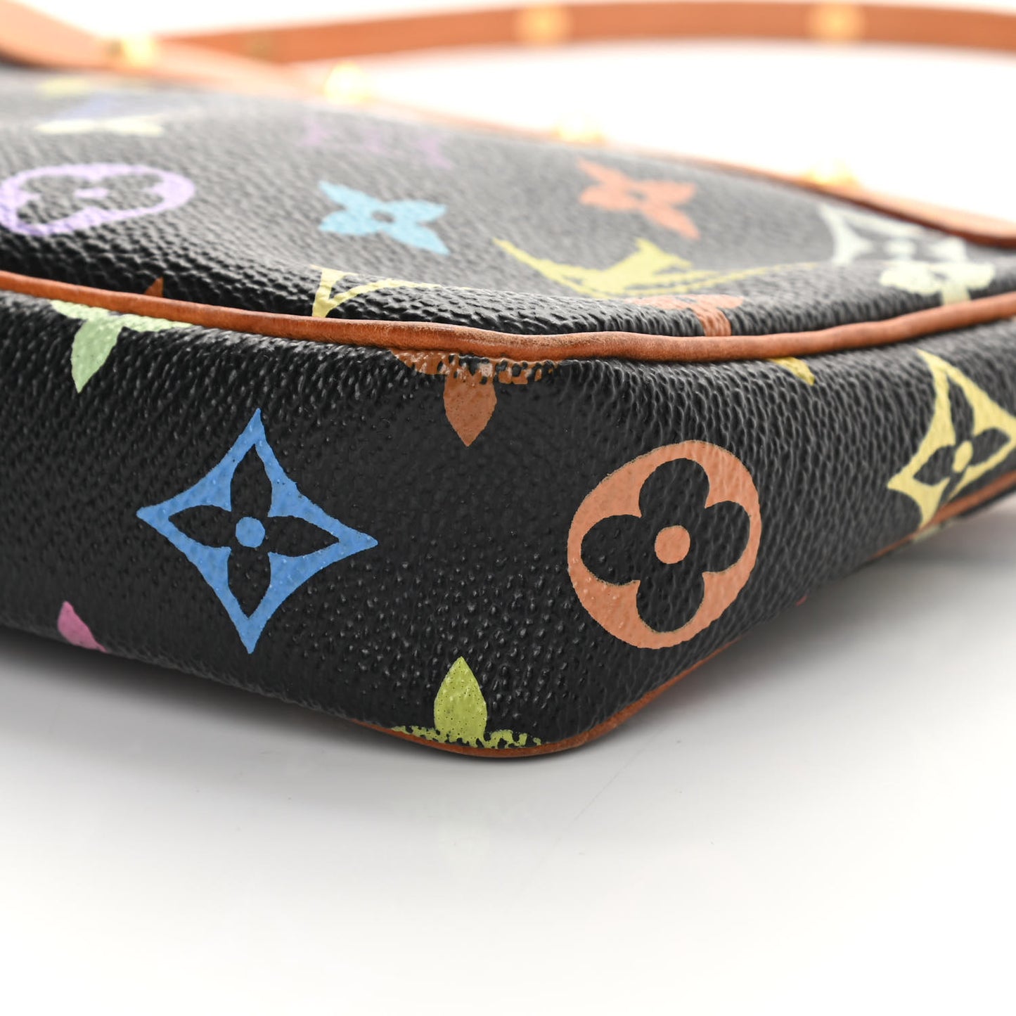 Monogram Multicolor Pochette Accessories Black