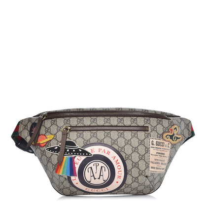 Gucci GG Supreme Monogram Courrier Belt Bag Beige New Acero 1 of 7