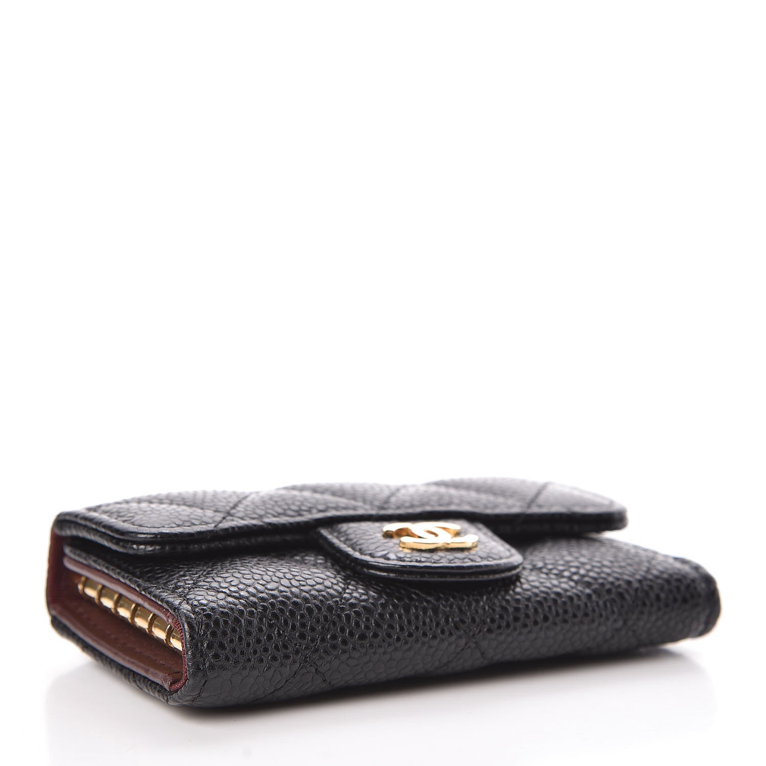 Chanel Caviar Quilted 6 Key Holder Black 5 of 15
