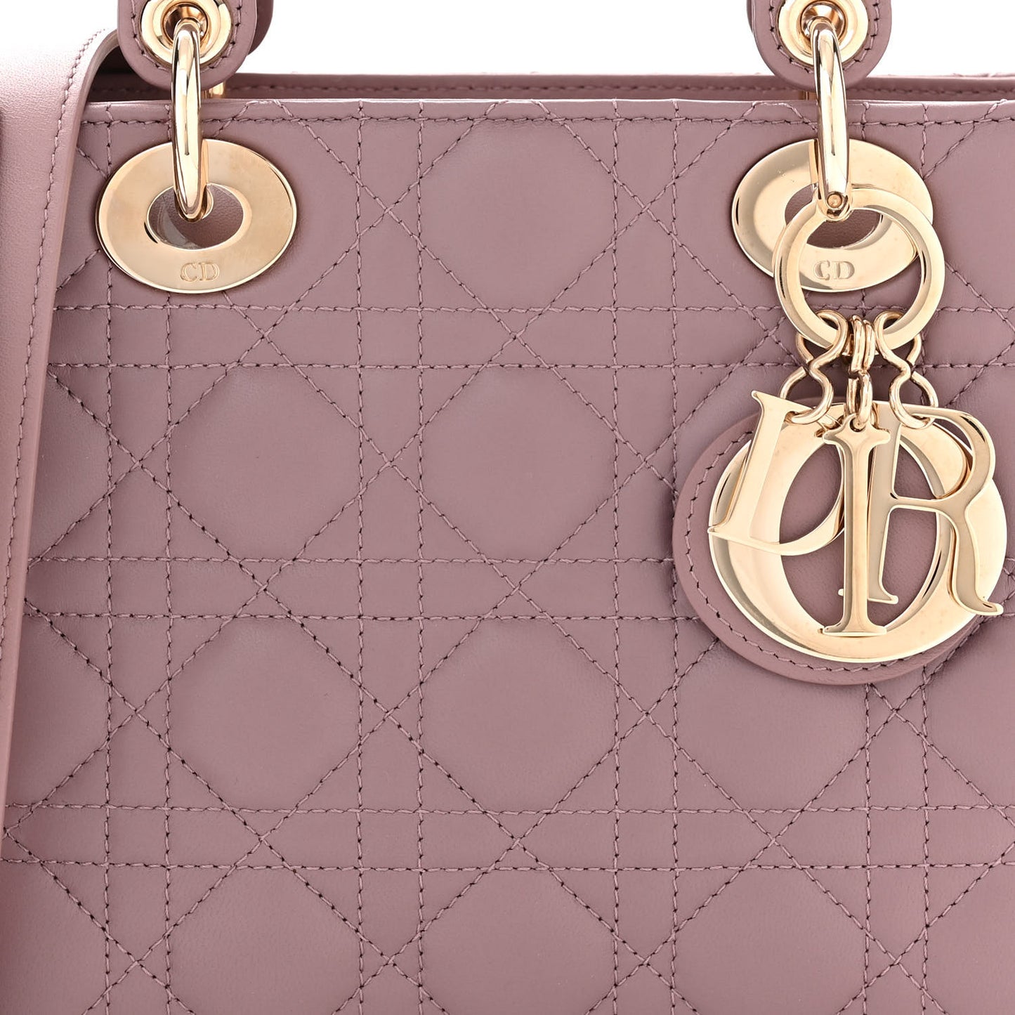 Lambskin Cannage Small My ABCDior Lady Dior Purple