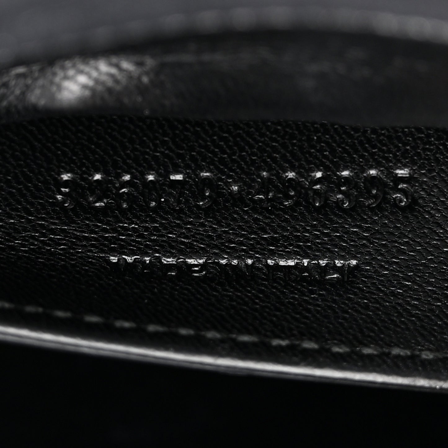 Suede Classic Monogram Cassandre Clutch Clutch Black
