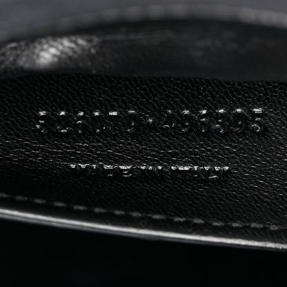 Saint Laurent Suede Classic Monogram Cassandre Clutch Clutch Black 7 of 7