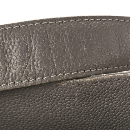 Chanel Caviar Quilted Grand Shopping Tote GST Light Grey 15 of 16