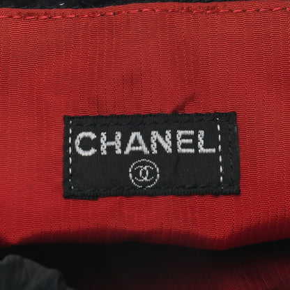 Chanel Nylon Travel Drawstring Bag Black 5 of 6