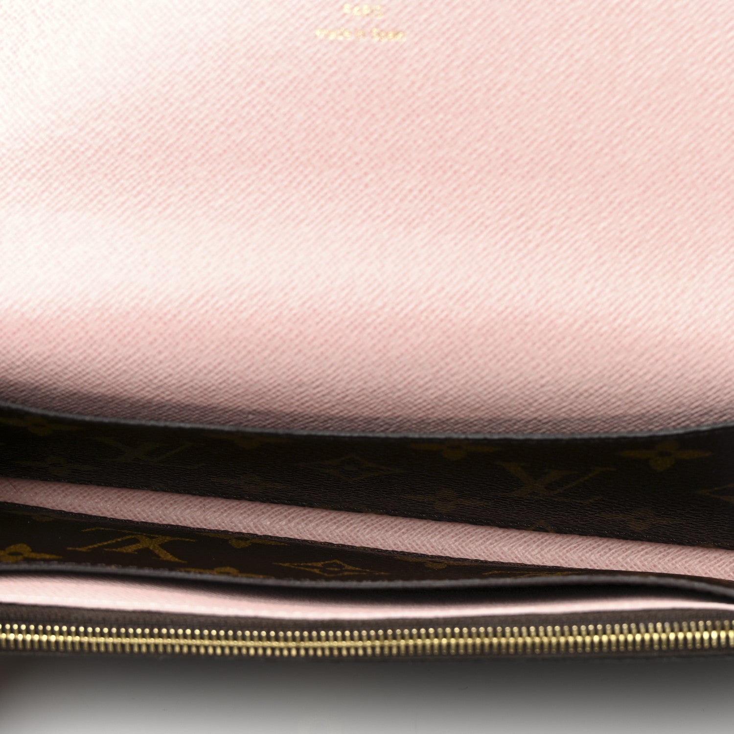 Louis Vuitton Monogram Emilie Wallet Rose Ballerine 4 of 6