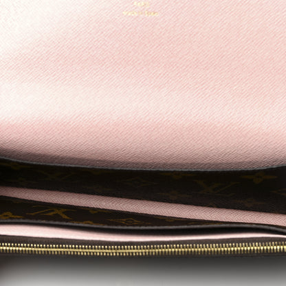 Louis Vuitton Monogram Emilie Wallet Rose Ballerine 4 of 6