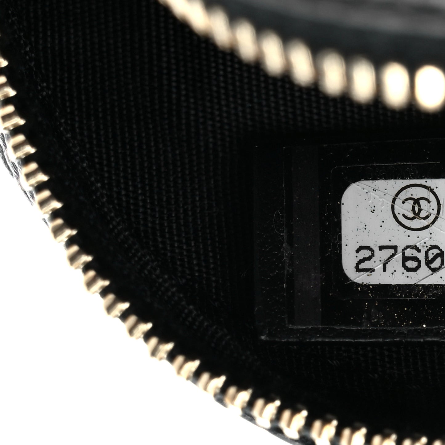 Caviar Quilted Filigree Zip Around Classic Coin Purse Black