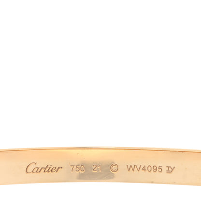 Cartier 18K Yellow Gold LOVE Bracelet 21 3 of 7