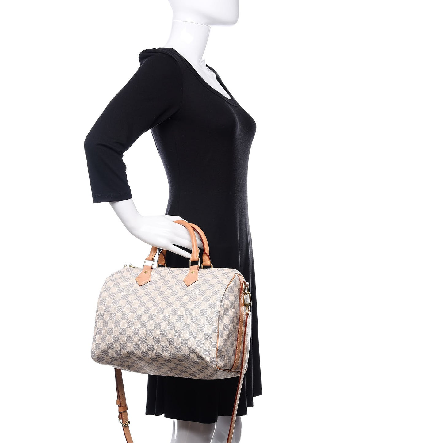 Damier Azur Speedy Bandouliere 30