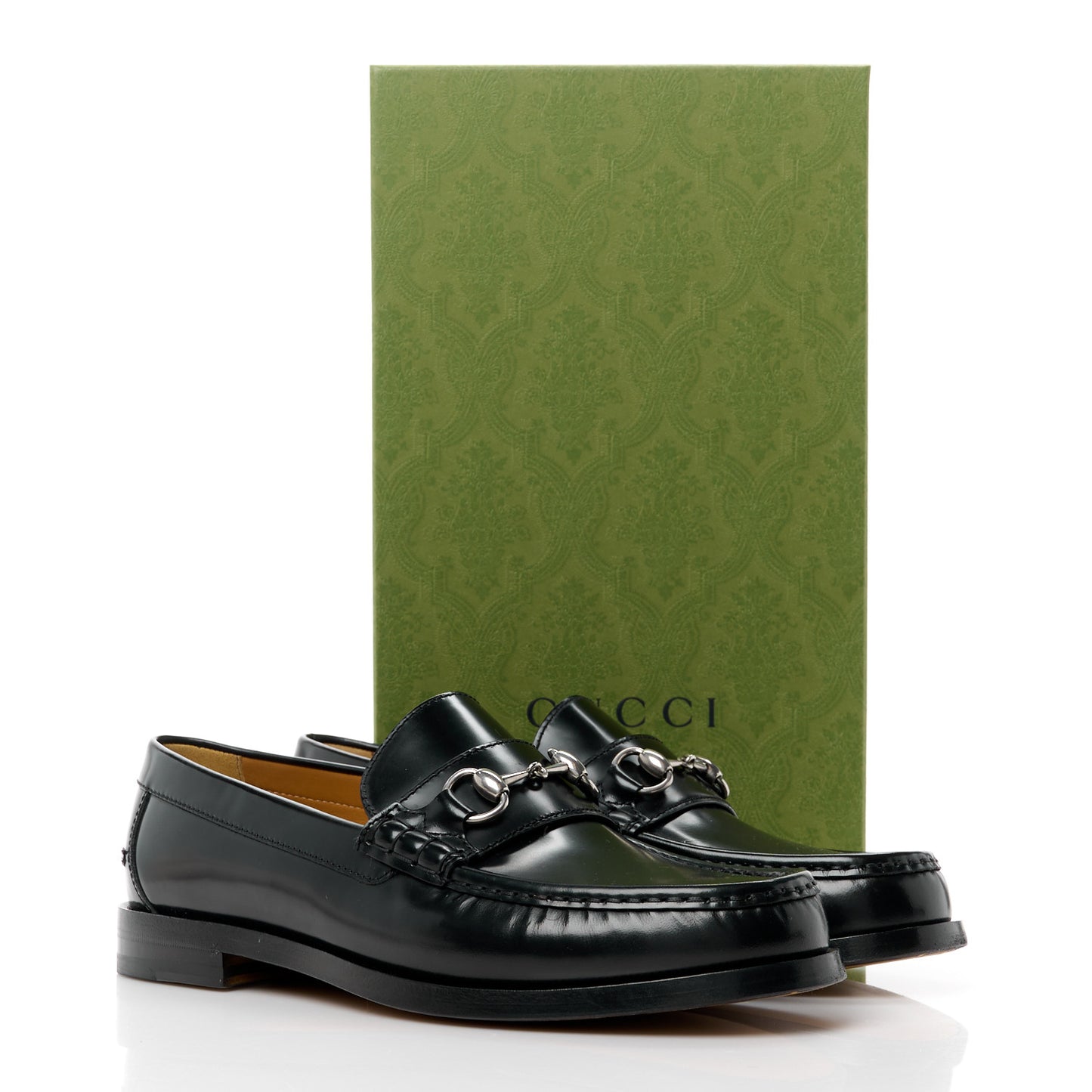 Mandala Goatskin Mens Horsebit Loafers 10 Black