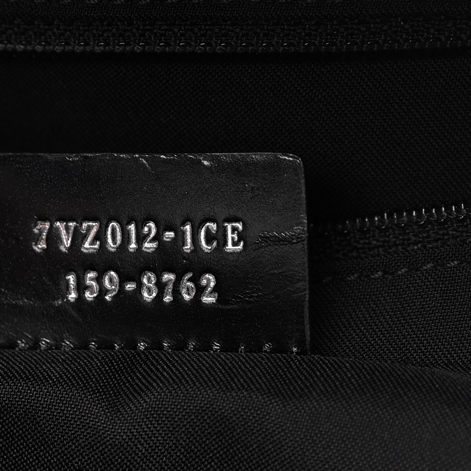 Fendi Nylon Vitello Elite Monster Eyes Rounded Backpack Black Yellow 7 of 10