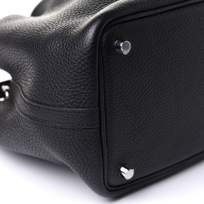 Hermes Taurillon Clemence Picotin Lock 18 PM Black 8 of 9