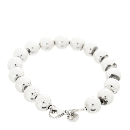 Tiffany Sterling Silver 10mm HardWear Ball Bracelet 2 of 5