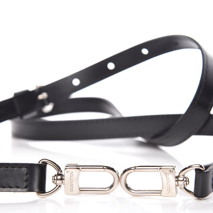 Louis Vuitton Calfskin Adjustable Shoulder Strap 16MM Black 4 of 4