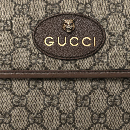 Gucci GG Supreme Monogram Neo Vintage Web Belt Bag Brown 8 of 12
