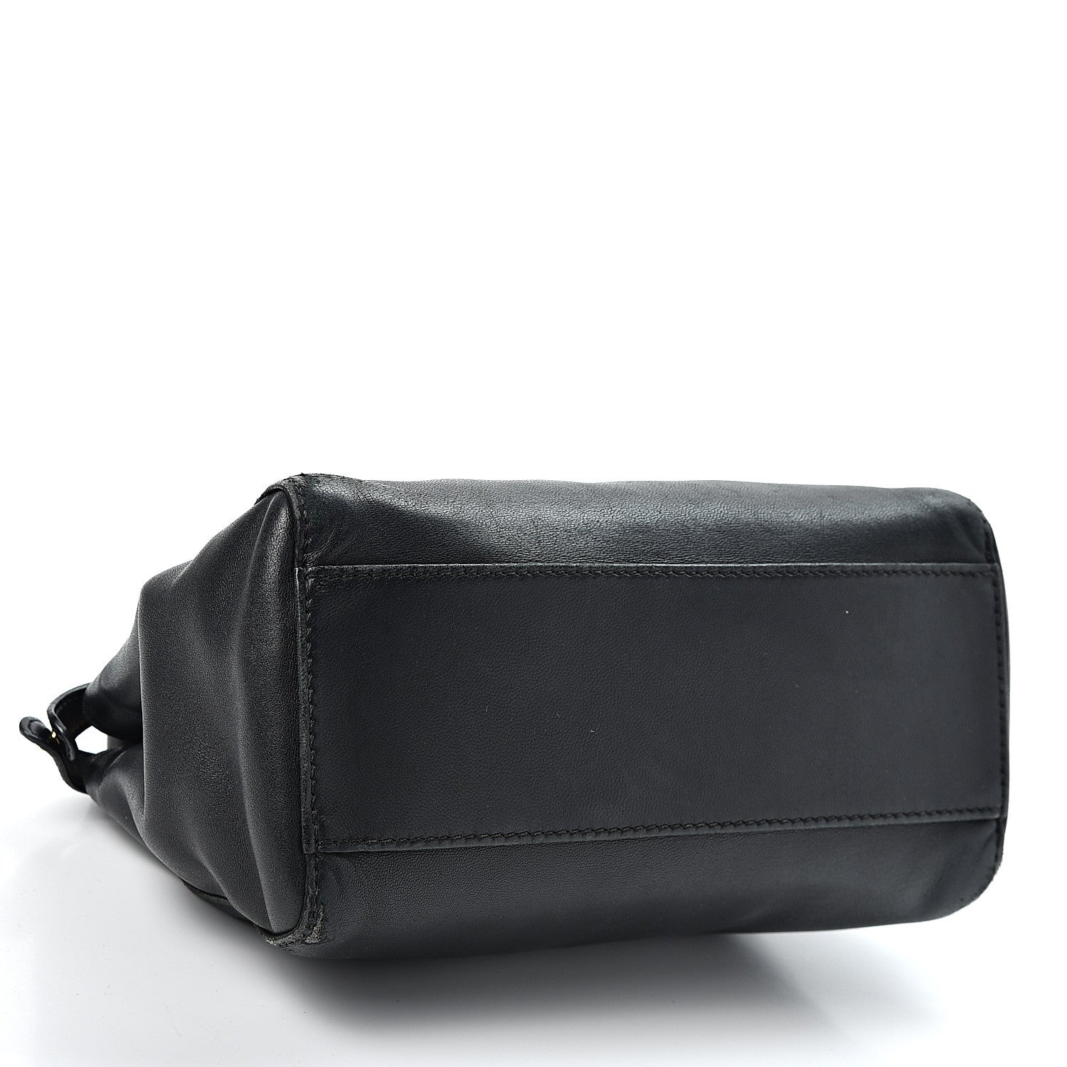 Fendi Nappa Mini Peekaboo Iconic Satchel Black 3 of 16