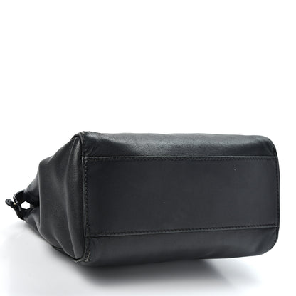 Fendi Nappa Mini Peekaboo Iconic Satchel Black 3 of 16