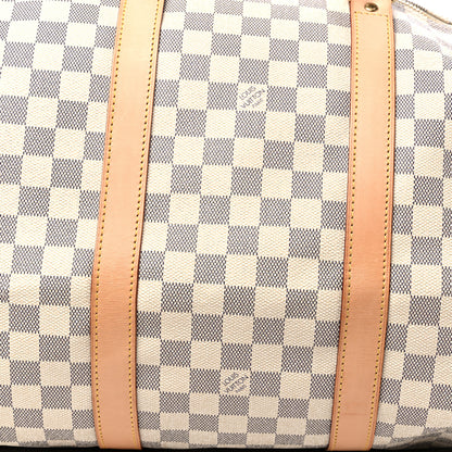 Louis Vuitton Damier Azur Keepall 50 14 of 20