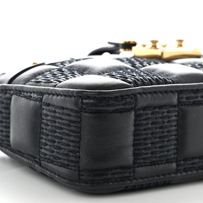 Louis Vuitton LOUIS VUITTON Damier Quilt Lambskin Troca Pochette Black 8 of 13
