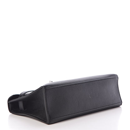 Hermes Swift Kelly Pochette Clutch Black 4 of 9