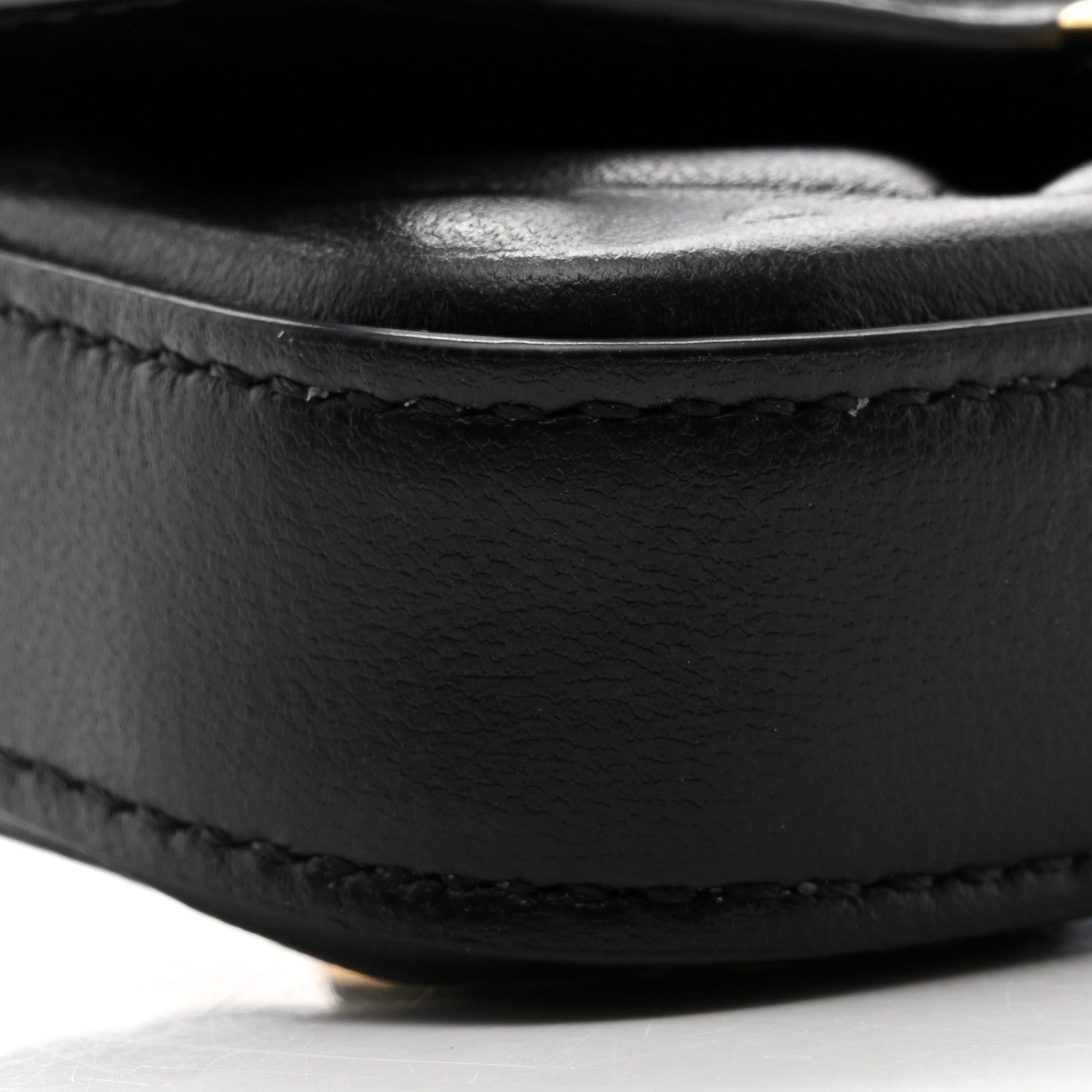Fendi Nappa Matisse FF Embossed Nano Baguette Charm Black 9 of 13