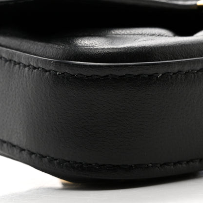 Fendi Nappa Matisse FF Embossed Nano Baguette Charm Black 9 of 13