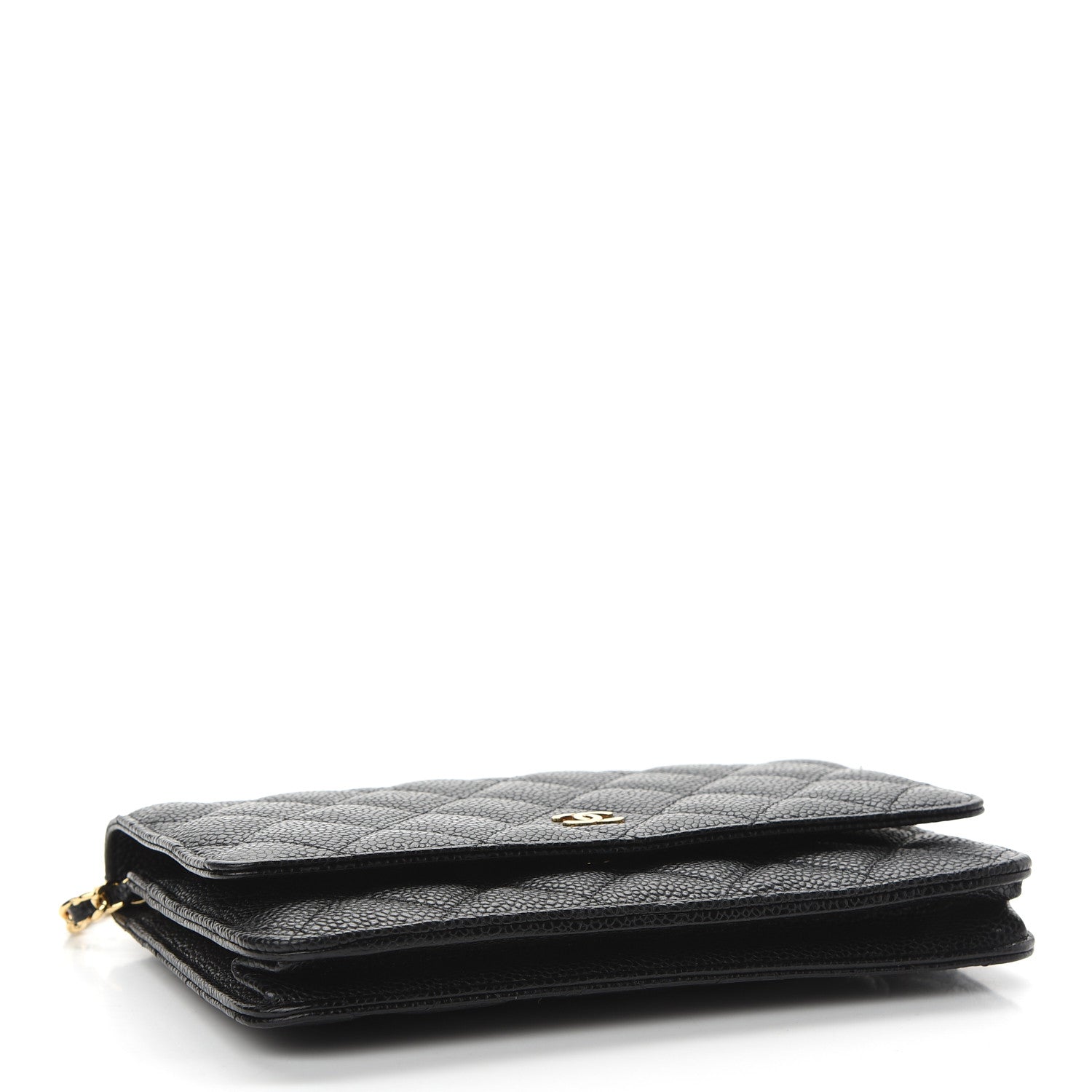 Chanel Caviar Quilted Wallet On Chain WOC Black 4 of 11