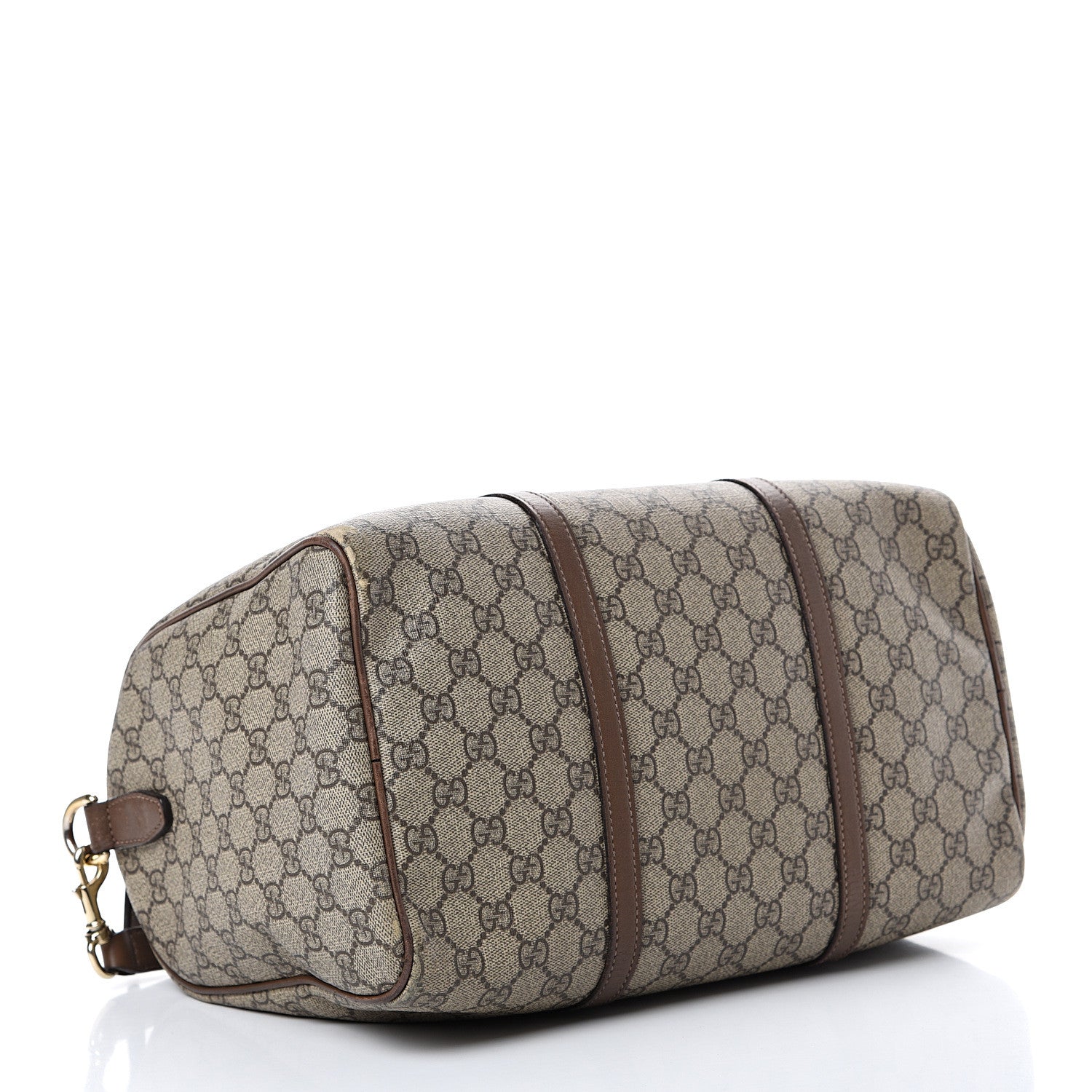 Gucci GG Supreme Monogram Margaux Calfskin Medium Nice Boston Beige Ebony Acero 3 of 25