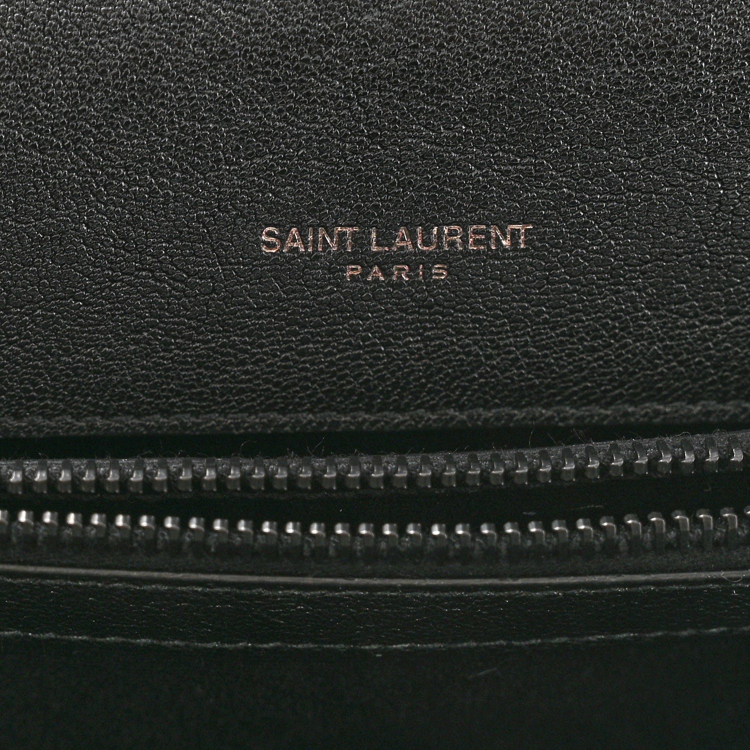 Saint Laurent Sheepskin Matelasse Chevron Monogram Monochrome Medium College Bag Black 6 of 10