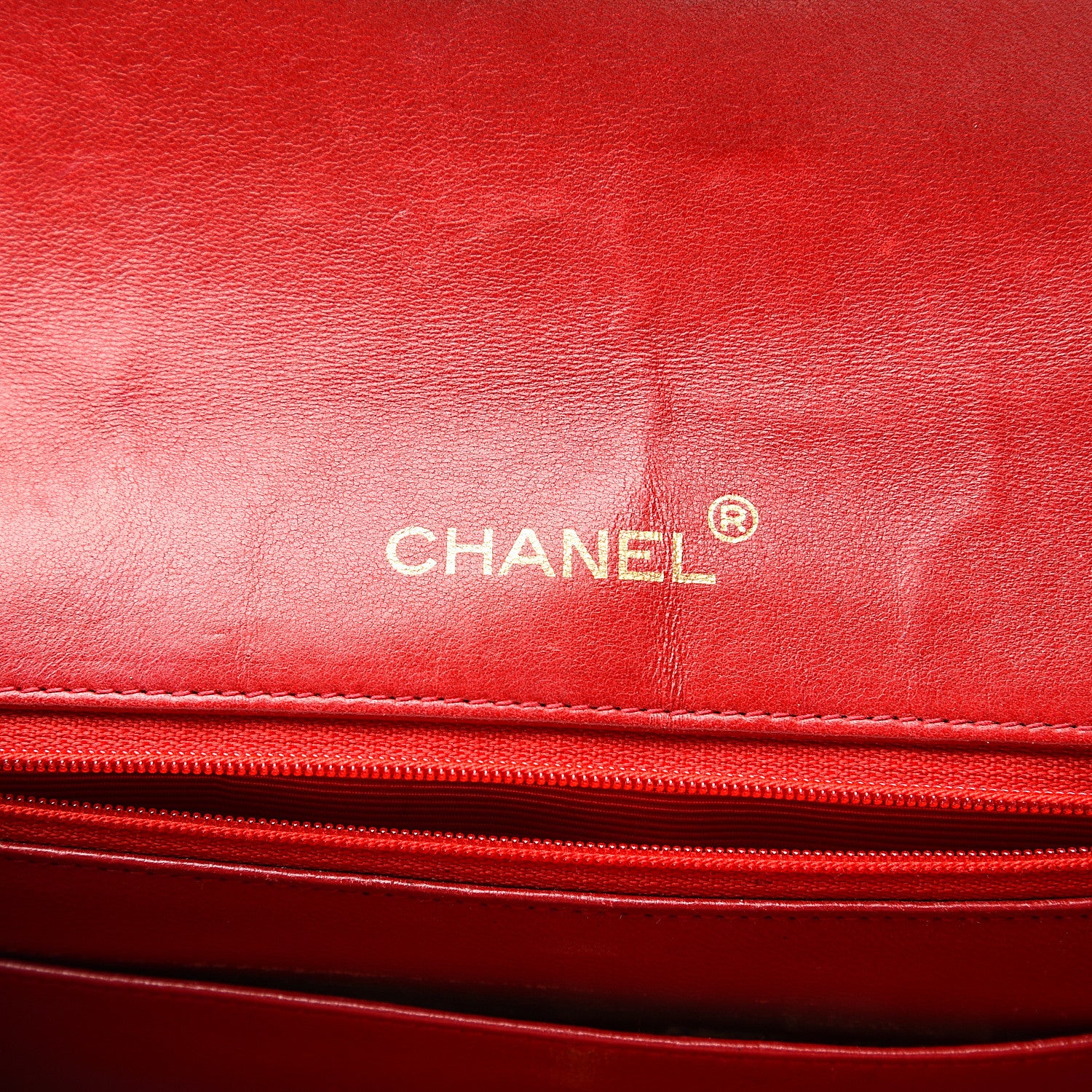 Chanel Lambskin Quilted Small Single Flap Red 5 of 19