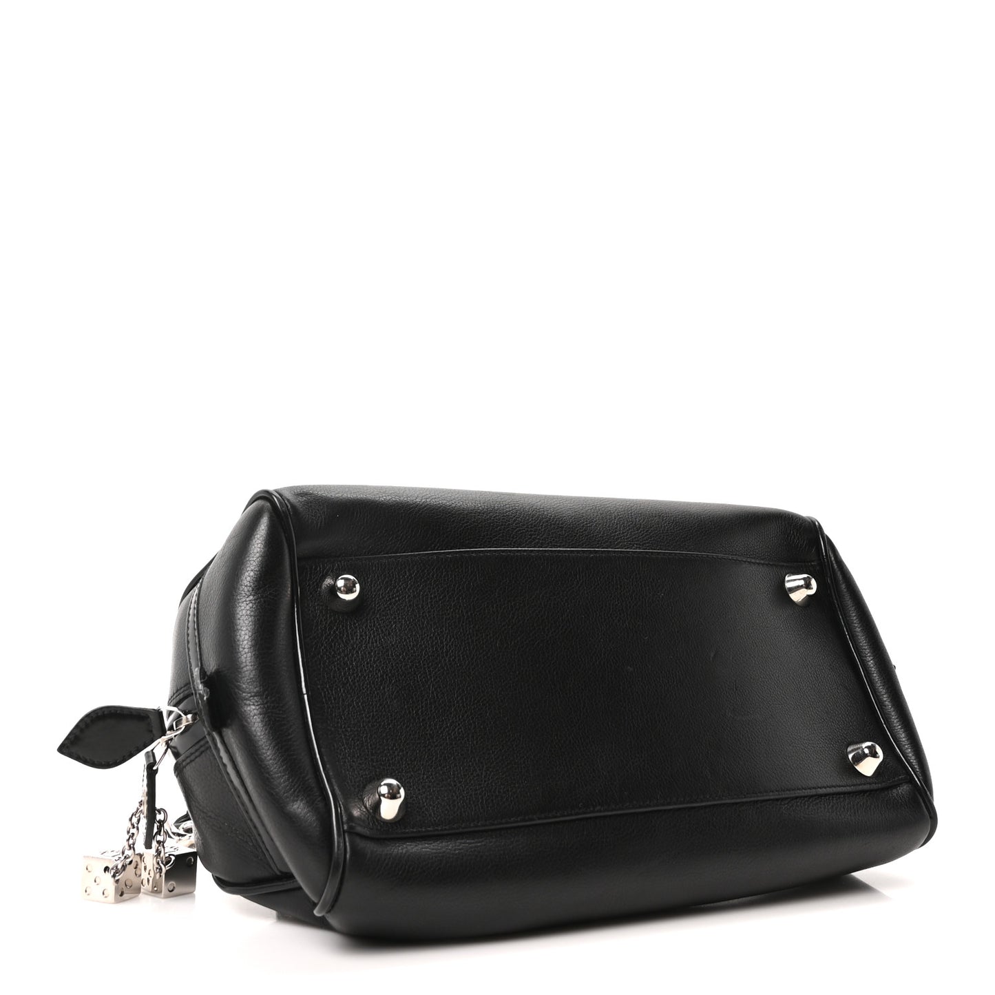 Calfskin Gambler Dice Bowler Black