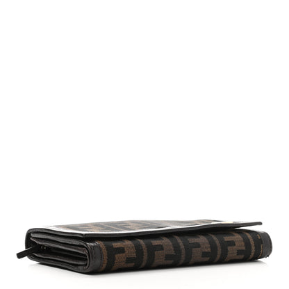 Fendi Zucca Continental Wallet Tobacco Moro 4 of 15