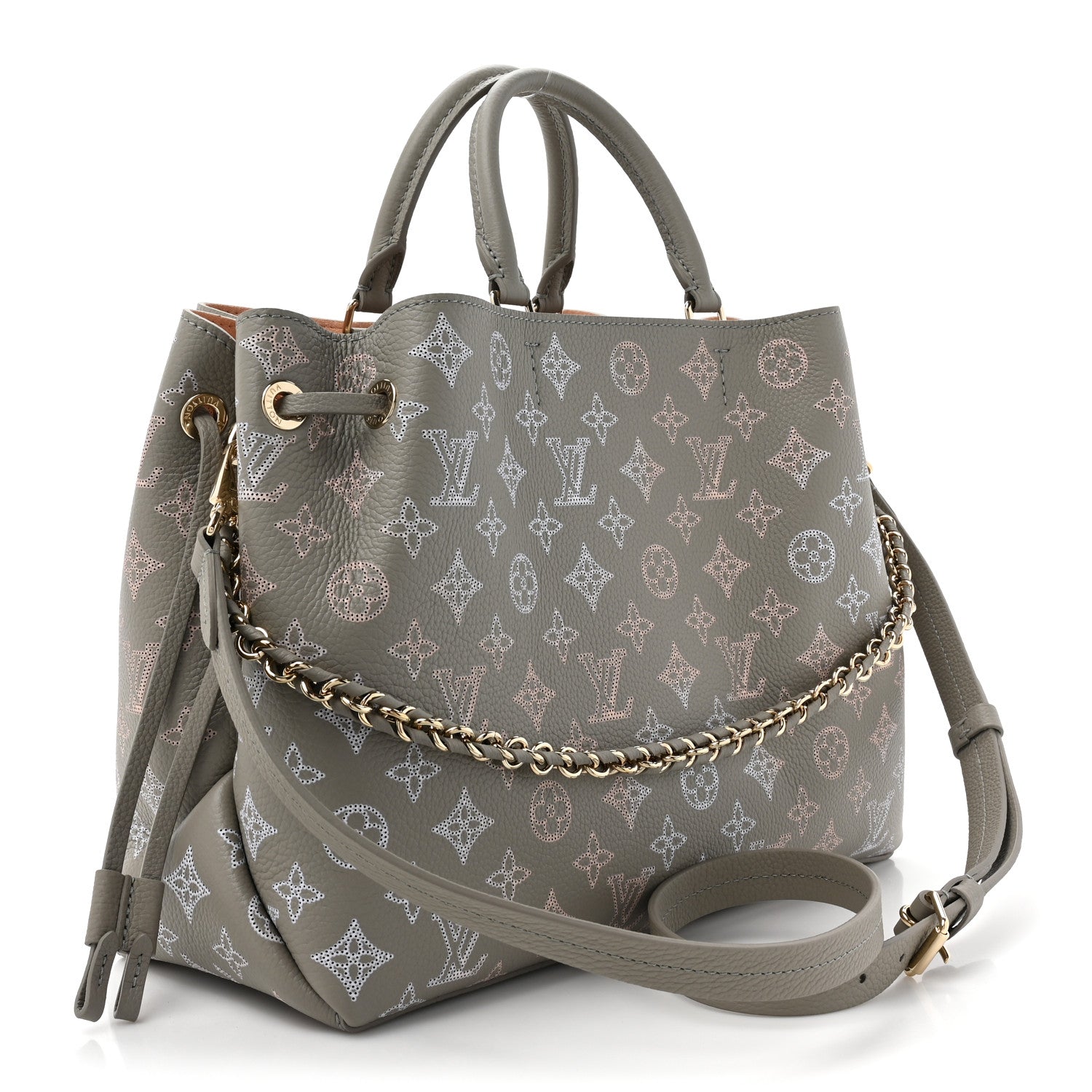 Louis Vuitton Mahina Flight Mode Bella Tote Grey 3 of 12