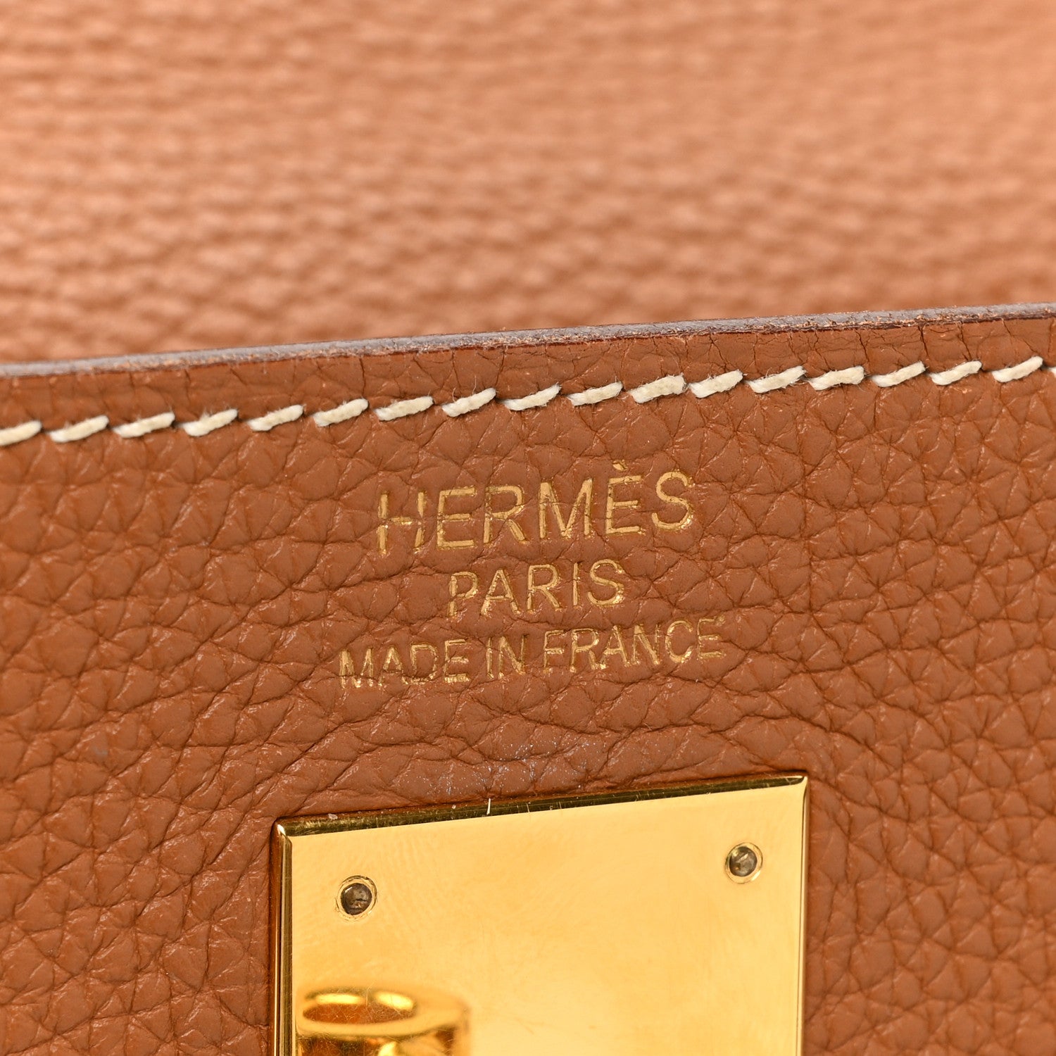 Hermes Togo Kelly Retourne 35 Gold 6 of 21