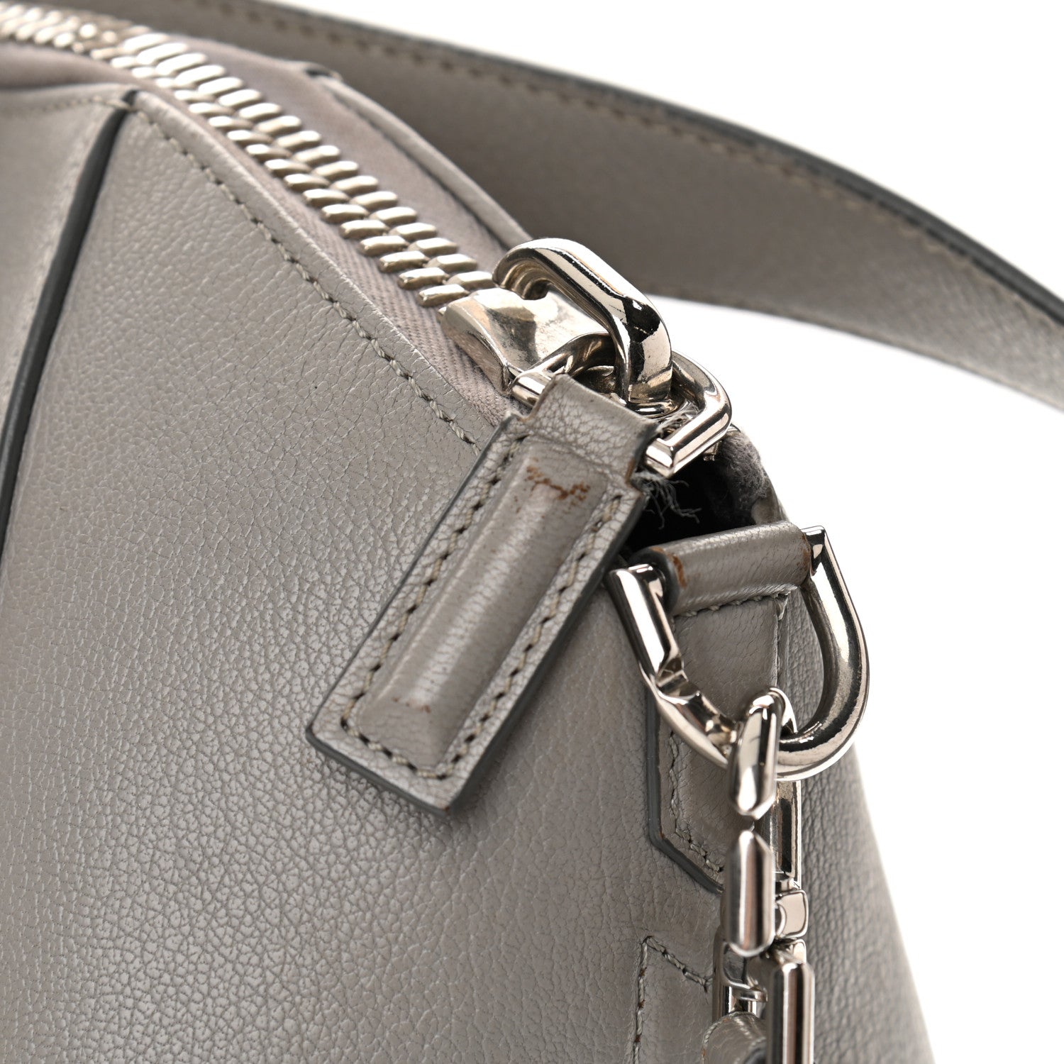 Givenchy Sugar Goatskin Medium Antigona Pearl Grey 11 of 11
