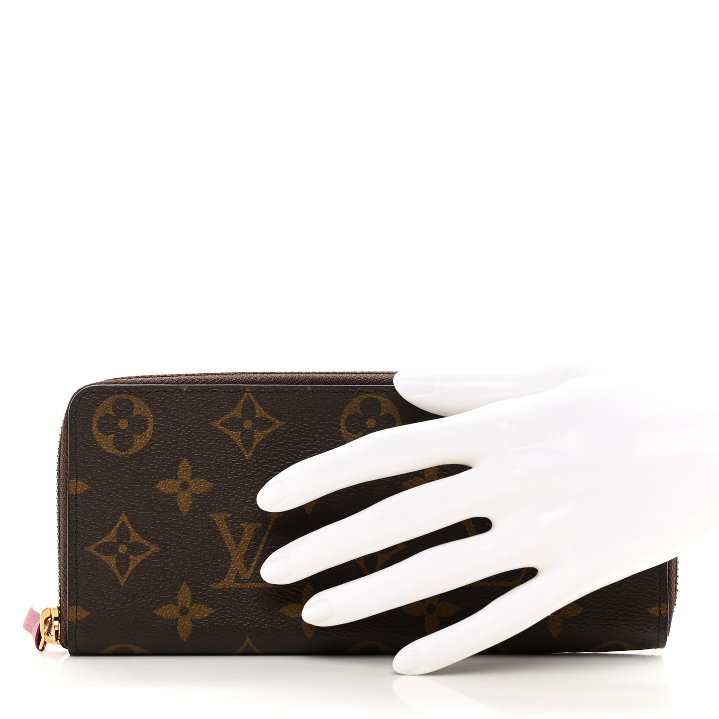 Monogram Clemence Wallet Fuchsia
