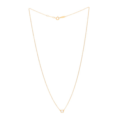 Tiffany 18K Yellow Gold Diamond .19ct Elsa Peretti Diamonds by the Yard Pendant Necklace 3 of 8