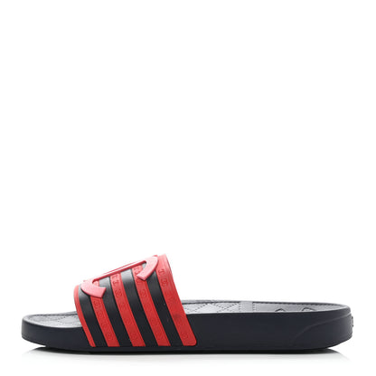 Chanel Rubber CC Flat Slide Sandals 37 Pink Red 1 of 11