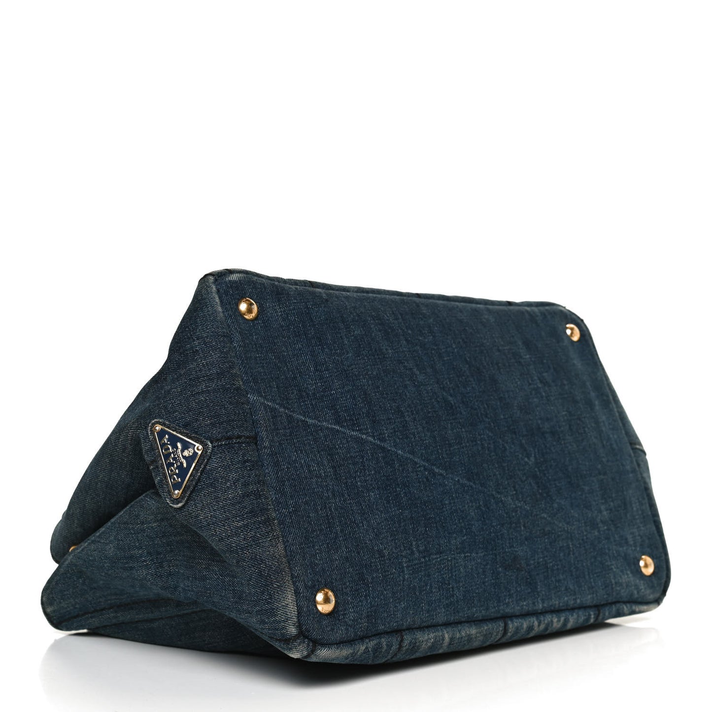 Denim Logo Tote Avio