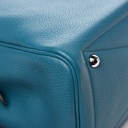 Hermes Taurillon Clemence Victoria II 35 Bleu Izmir 13 of 15