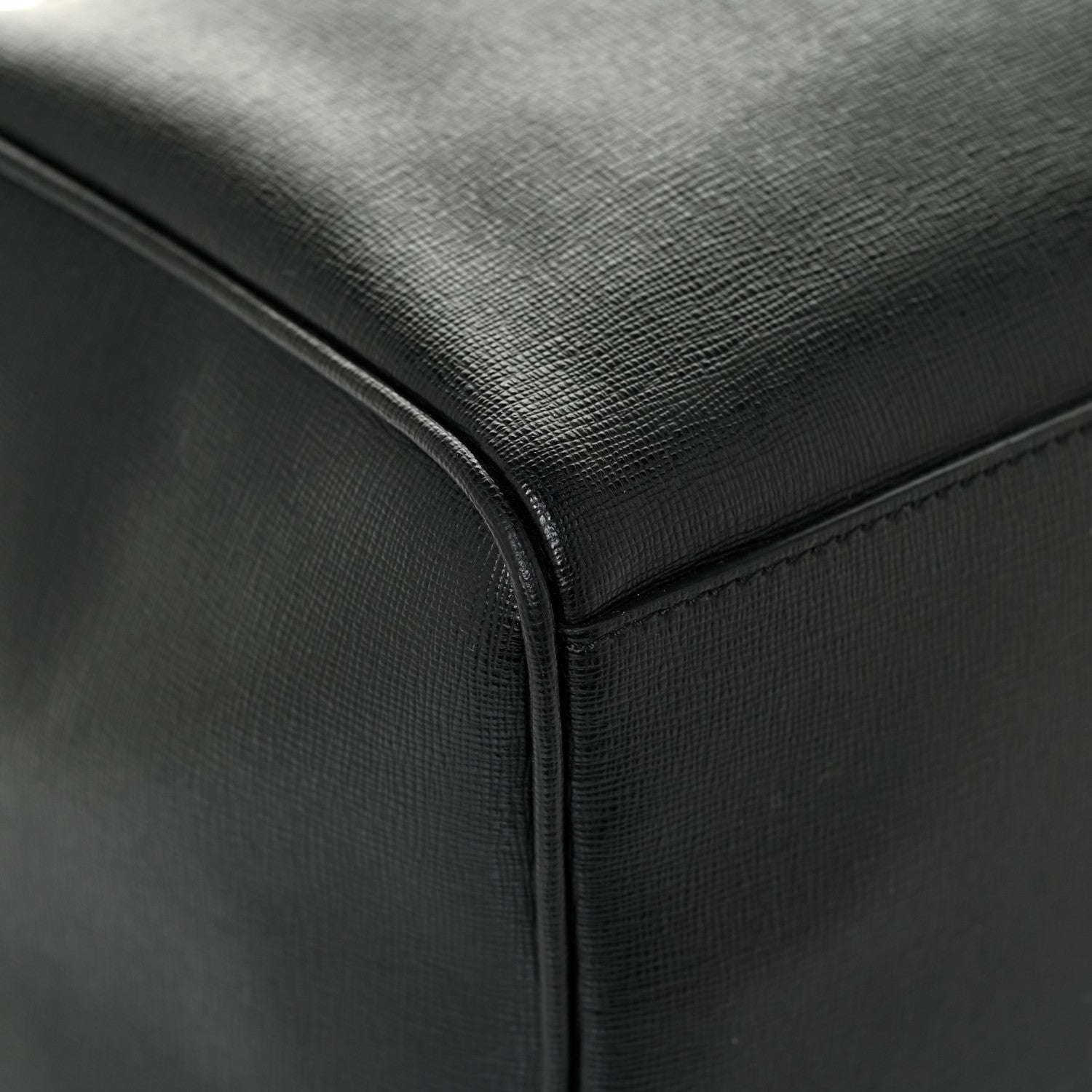 Versace Saffiano Calfskin Palazzo Duffle Bag Black 11 of 15