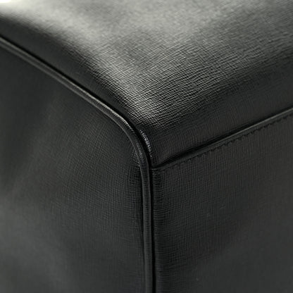Versace Saffiano Calfskin Palazzo Duffle Bag Black 11 of 15